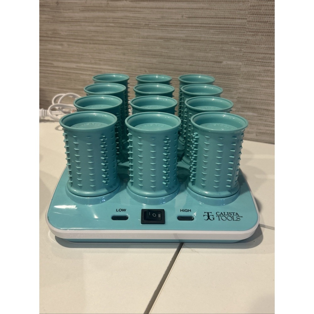 Blue Hair Rollers